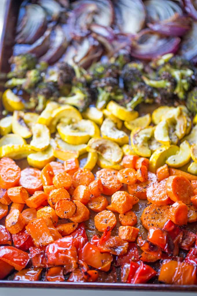 RAINBOW ROASTED VEGETABLES