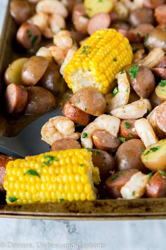 SHEET PAN SHRIMP BOIL