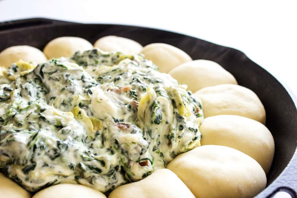 BACON SPINACH ARTICHOKE DIP UNCOOKED Dash of Sanity