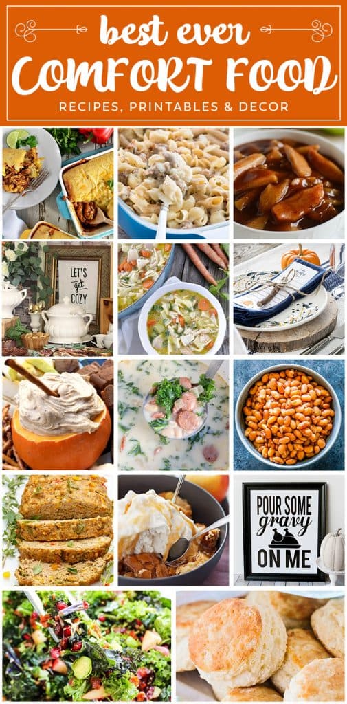 BEST EVER COMFORT FOOD RECIPES that you need to make. Whether for a cold night, holiday feast or to feed a craving, the fact is you need to make them all.