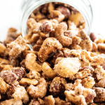 Easy and deliciously addictive this recipe for MIXED CANDIED NUTS is a holiday must have.