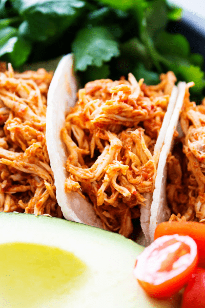 Chile Colorado Slow Cooker Chicken - Dash of Sanity