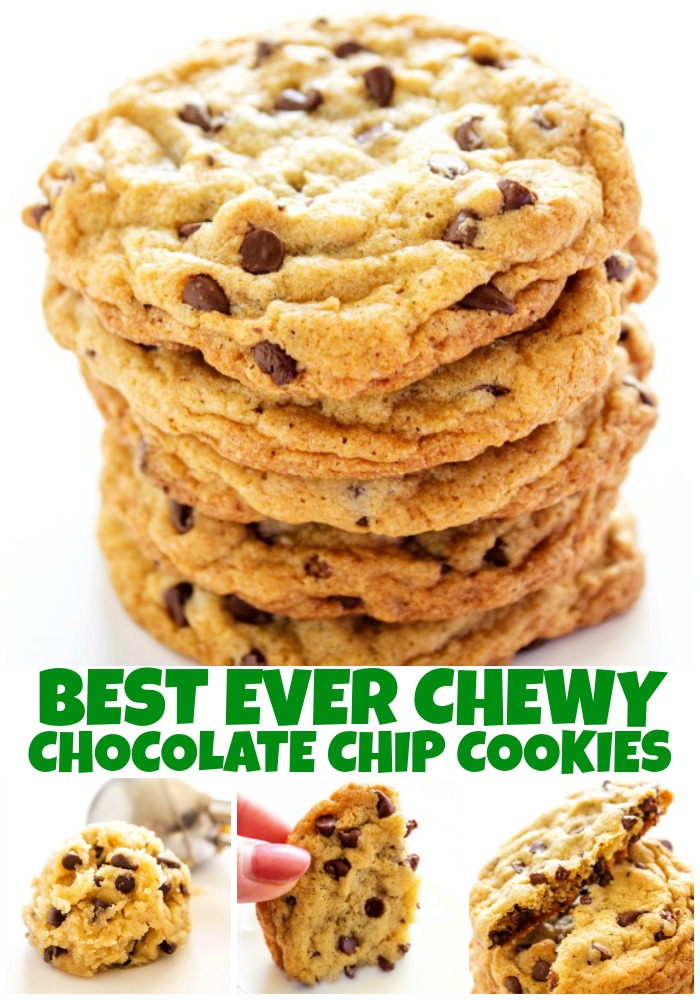 Best Ever Chewy Chocolate Chip Cookies - A Dash of Sanity