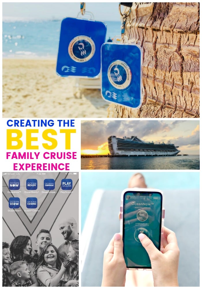 collage of cruise photos