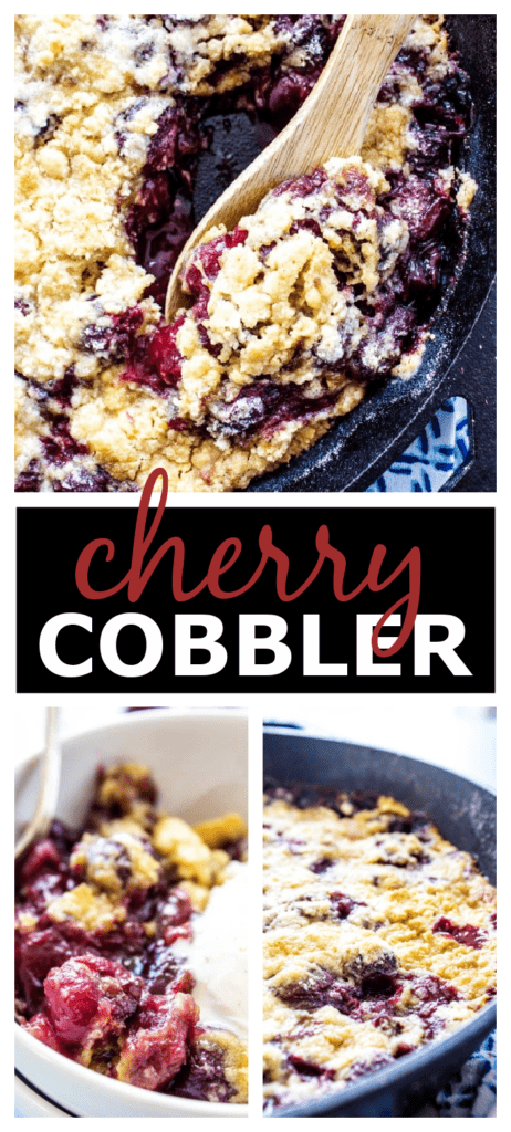 easy cherry cobbler