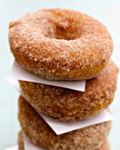 Baked Cinnamon & Sugar Pumpkin Donuts