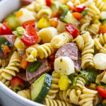 bowl of pasta salad