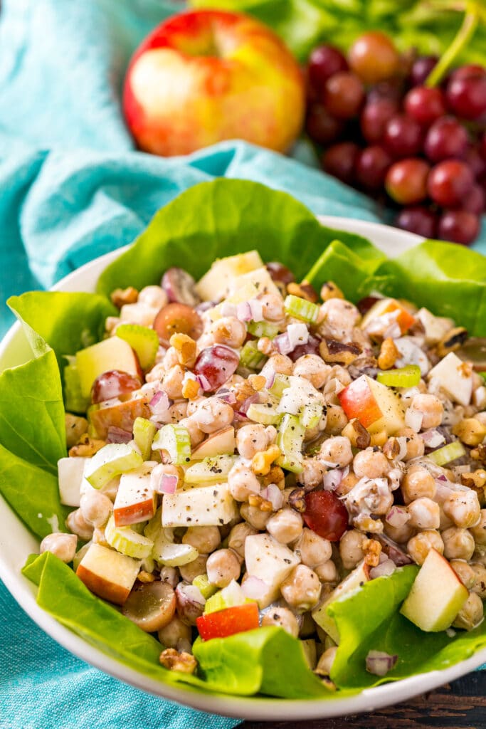 Chickpea Waldorf Salad - Dash of Sanity