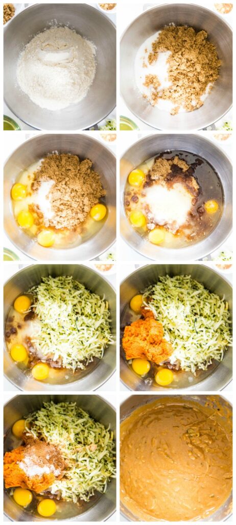 photo collage showing recipe steps.