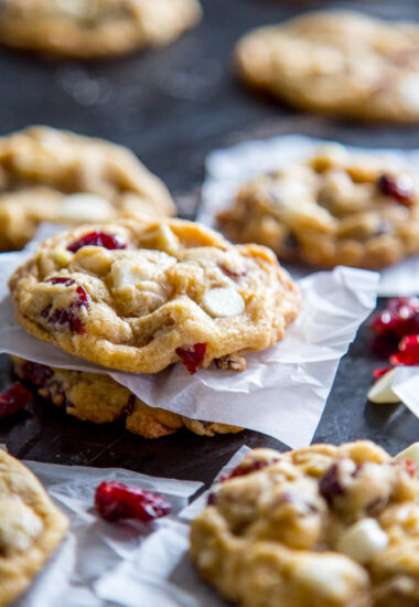 White Chocolate Cranberry Cookies