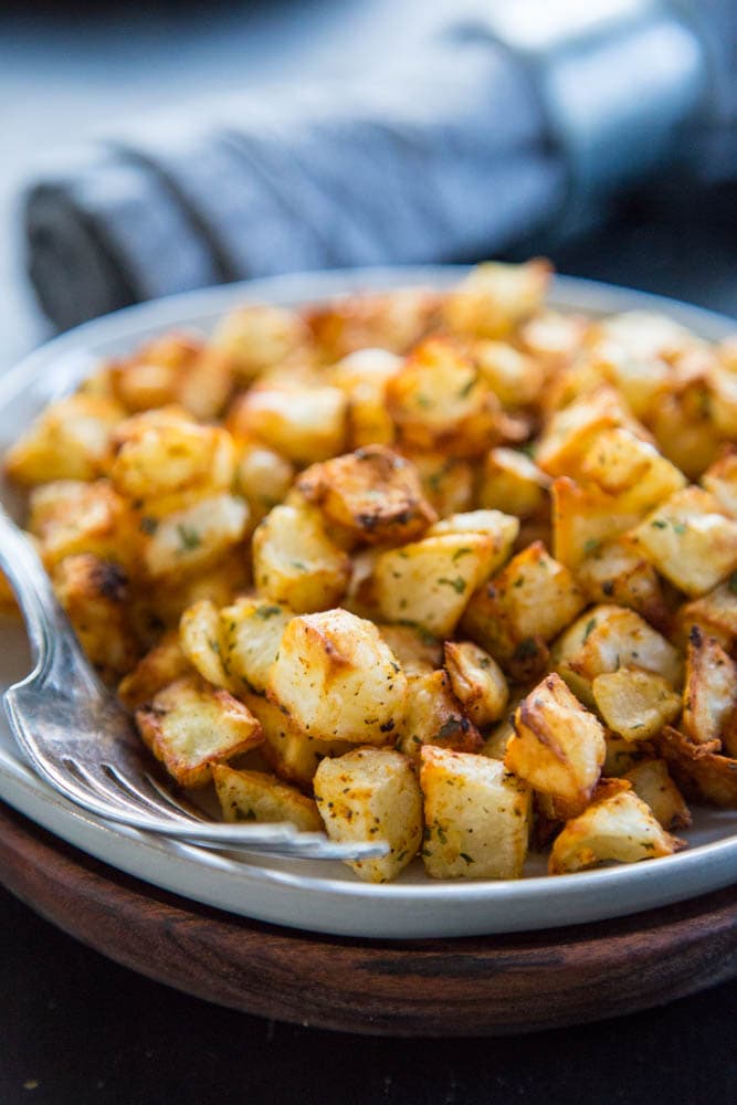 Simple Air Fryer Diced Potatoes