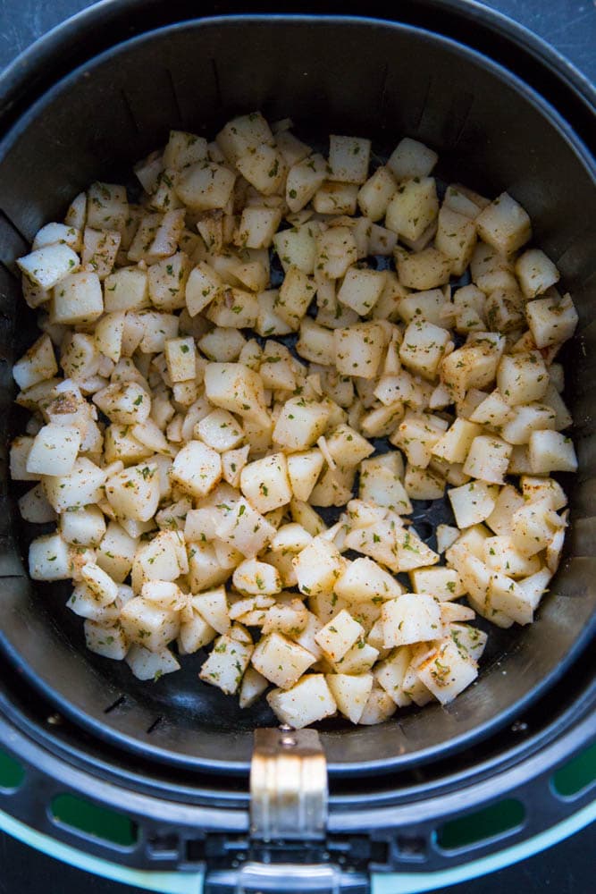 seasoned potatoes in air fryer