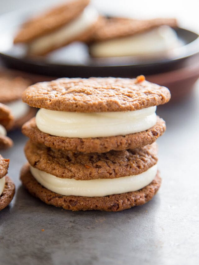 carrot cake whoopie pies.