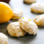 two lemon drop cookies