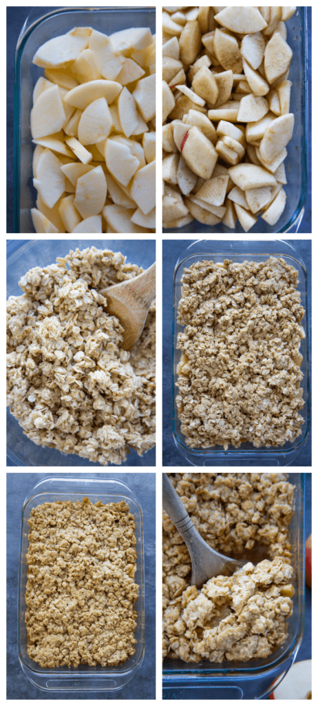 photo collage showing the recipe steps.