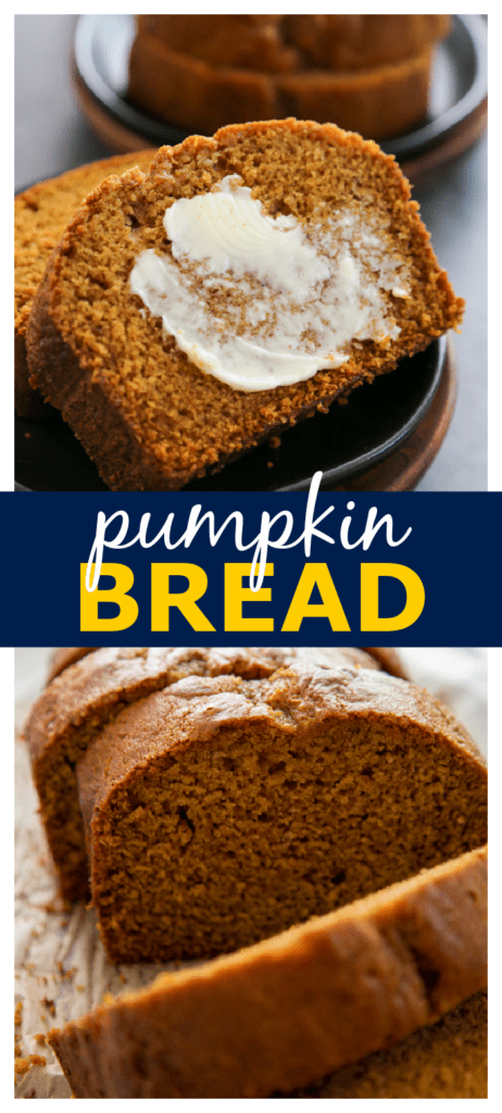 pumpkin bread photo collate for pinterest.