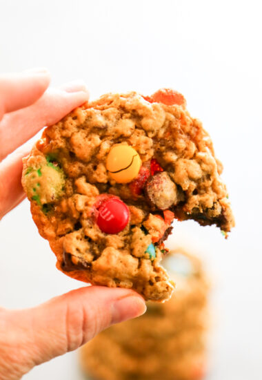 a pumpkin monster cookie.