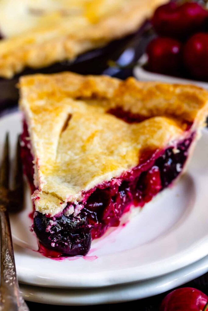 slice of cherry pie
