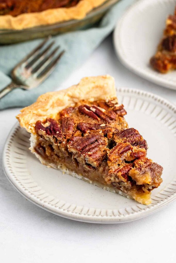 slice of pecan pie