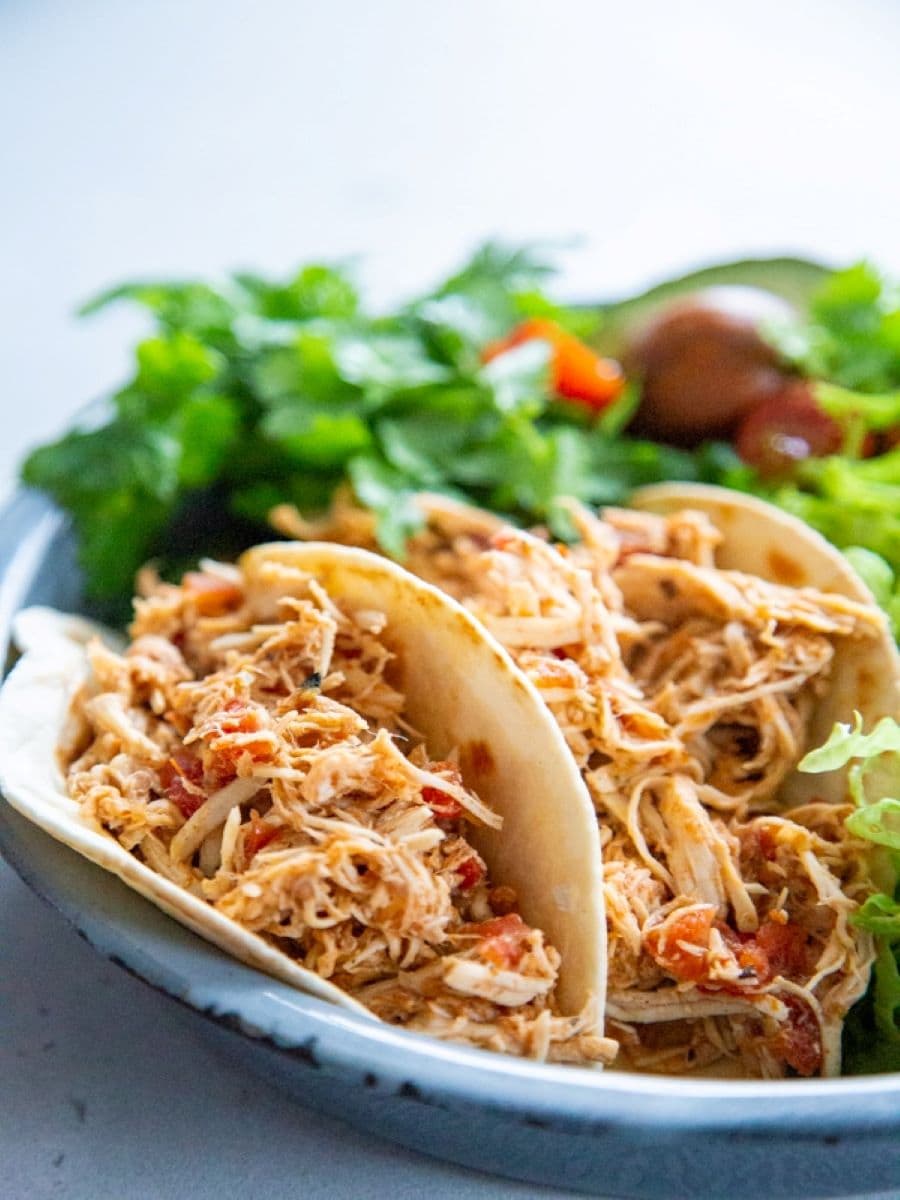 Easy Slow Cooker Chicken Tacos Dash of Sanity