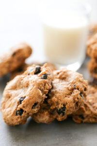 stack of breakfast cookies