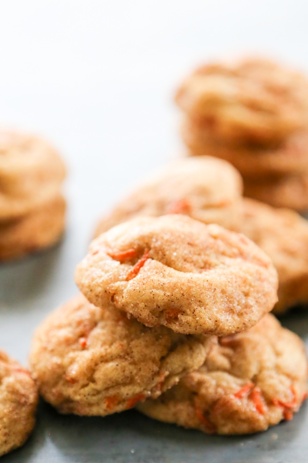 A pile of carrot cake cookies.