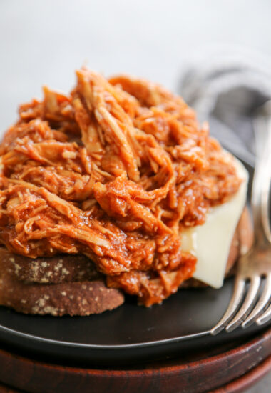 slow cooker chipotle BBQ chicken.