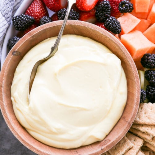 Sour Cream Fruit Dip Dash of Sanity