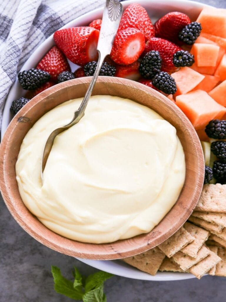 How to Make Sour Cream Fruit Dip