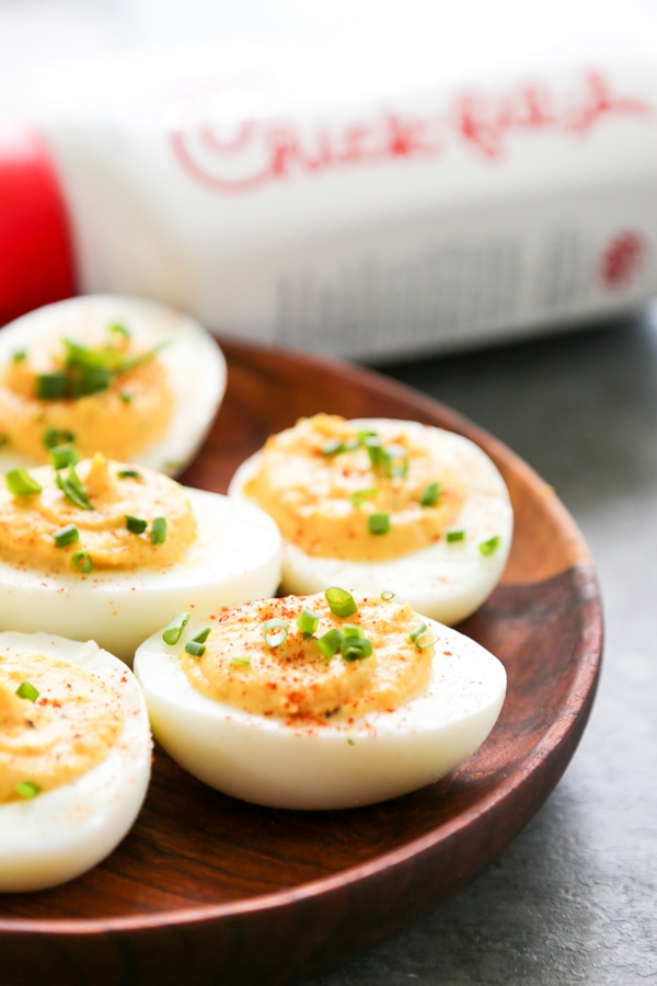 deviledeggswithchickfilasaucebottle Dash of Sanity