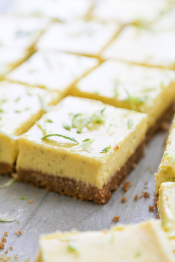 close up shot of a bar garnished with lime zest.