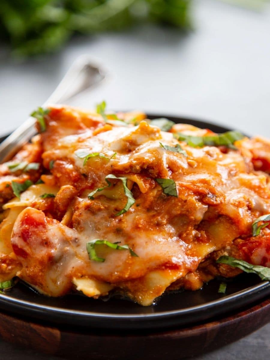 Easy Skillet Lasagna Recipe Dash of Sanity