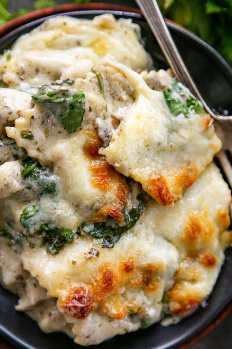 Creamy Pesto Chicken Ravioli Dash of Sanity