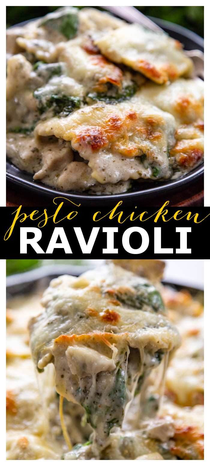Creamy Pesto Chicken Ravioli Dash of Sanity