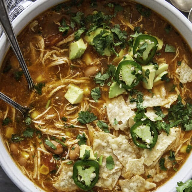 Instant Pot Chicken Tortilla Soup Dash of Sanity