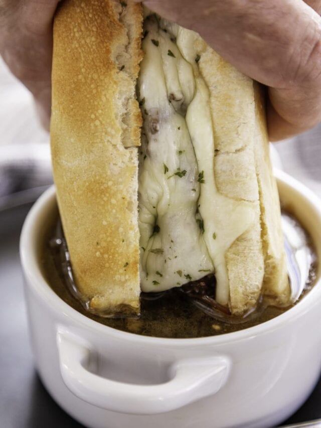 french dip into aujus