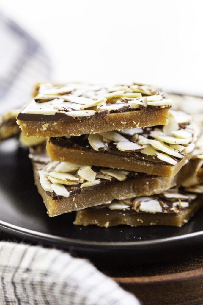 stack of english toffee