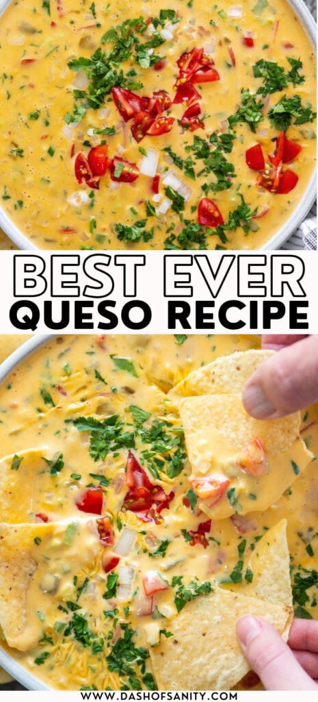 collage image of best ever queso