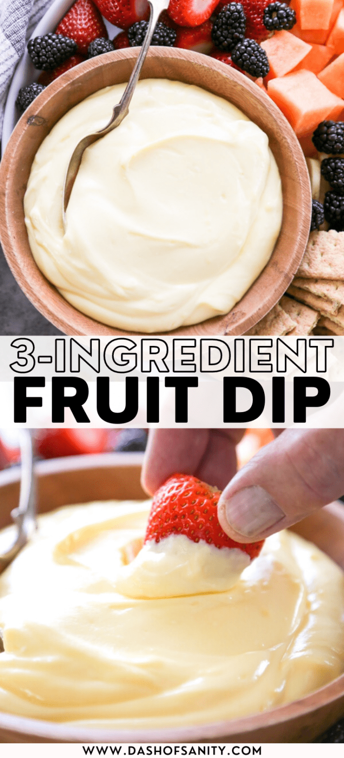 Sour Cream Fruit Dip Dash of Sanity