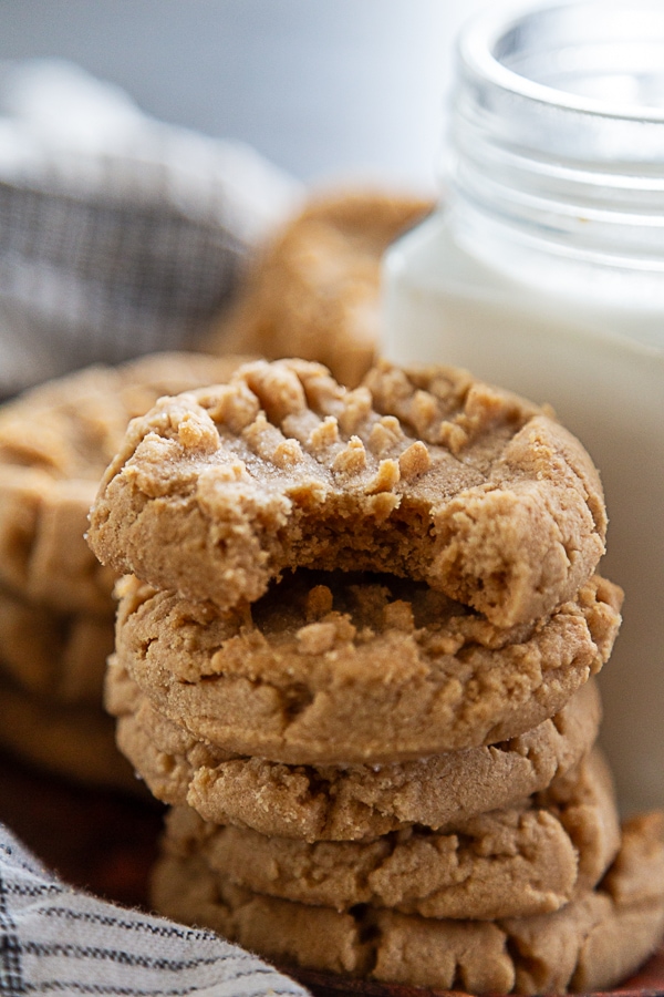 3-Ingredient Peanut Butter Cookies - Eating Bird Food