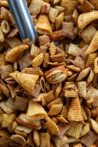 chex mic over headshot with scooper