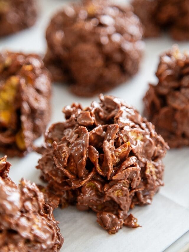 How To Make No Bake Chocolate Cornflake Cookies