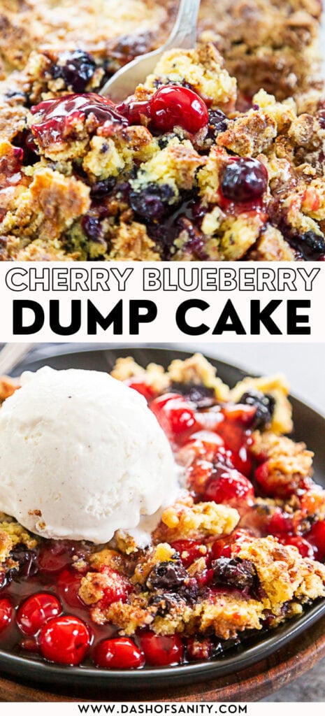 dump cake recipe with cherries and blueberries