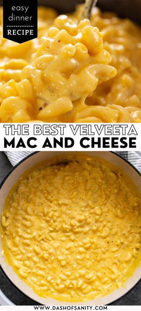 velveeta mac and cheese recipe collage