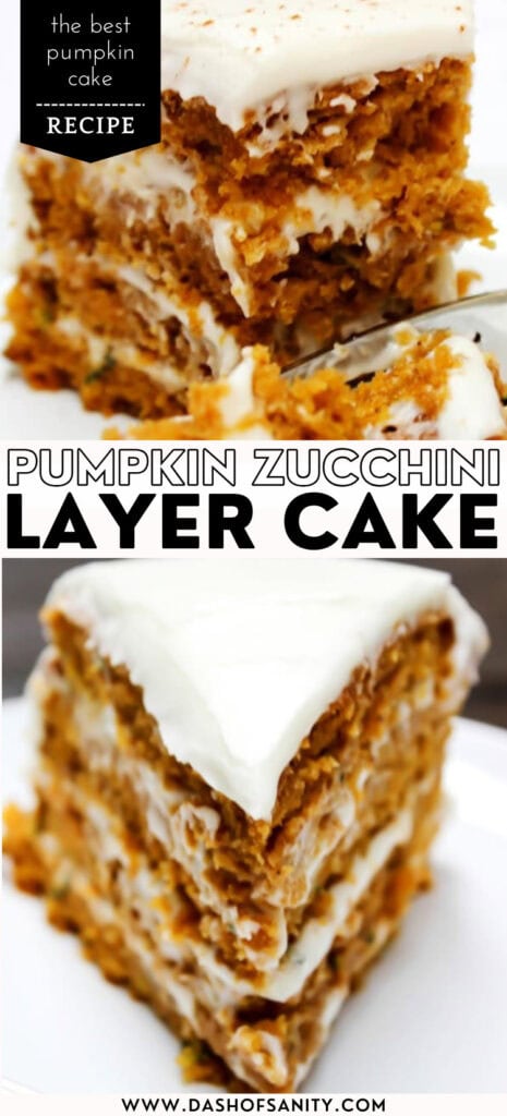 pumpkin zucchini cake recipe with cream cheese frosting