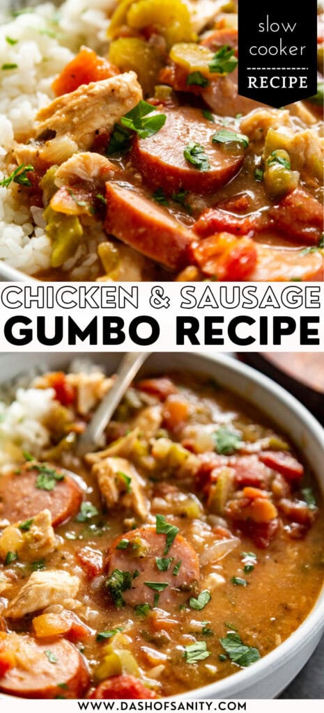 gumbo collage with recipe title
