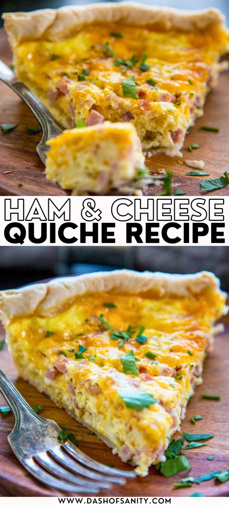 quiche with ham and cheese 