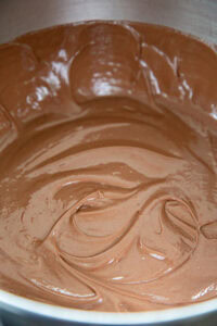 chocolate cake batter