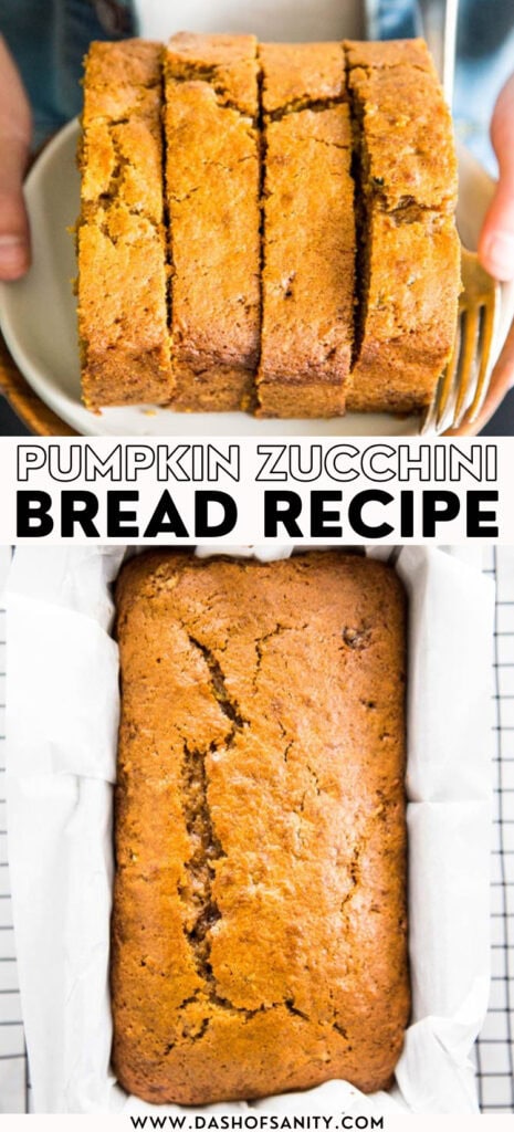 pumpkin zucchini loaf 